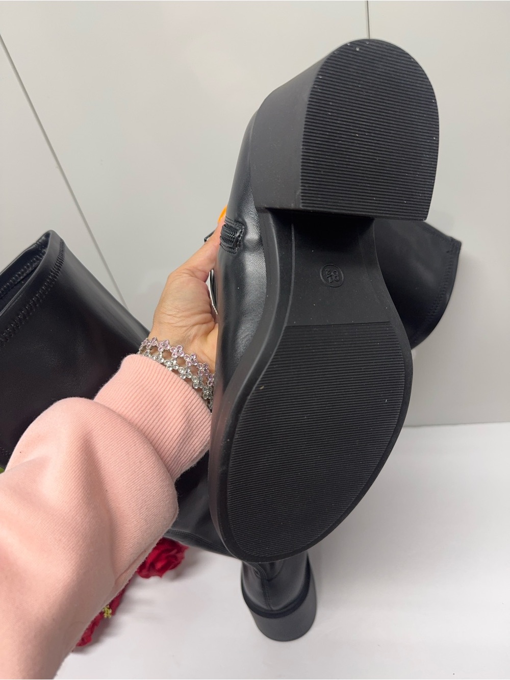 🖤NIB STRETCH PLATFORM KNEE BOOTS - Picture 6 of 6